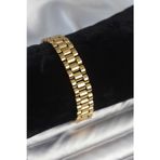 Stil Love 316L Çelik Gold Renk 12 mm Kalınlık Erkek Bileklik