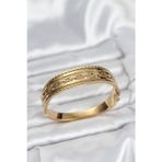 Stil Love 316L Çelik Gold Renk Vintage Model Kadın Kelepçe Bileklik