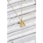 Stil Love 316L Çelik Zincir Gold Renk Erkek Kız Model Kadın Kolye