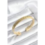Stil Love Ezme Zincir Model Gold Renk Kadın Bileklik