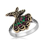 Stil Love Gümüş Otantik Semazen Bayan Yüzük SL2388