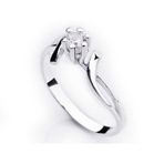 Stil Love Gümüş Tek Taş Bayan Yüzük SL2574
