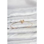 Stil Love Kalp Model Gold Renk Bileklik