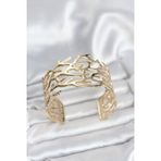 Stil Love Pirinç Gold Renk Vintage Model Kadın Bileklik