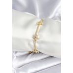 Stil Love Pirinç Gold Renk Yıldız Model Kadın Bileklik