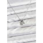 Stil Love Pirinç Gümüş Renk Minimal Charmlı Kadın Kolye