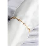 Stil Love Yıldız Model Gold Renk Pirinç Bileklik