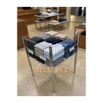 Stil Metal 60x60 cm Krom Profil Ayaklı Tel, Havuz, Market, Mağaza, Eko Promosyon Sepeti