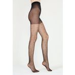 Stil Puantiyeli Külotlu Çorap | Siyah Cms000022-siyah