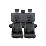 Stil Renault Clio 3 2005-2011 Uyumlu Siyah-Beyaz Renk Royal Oto Koltuk Kılıfı Ön Arka Set