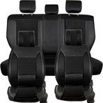 Stil Renault Clio 3 2005-2011 Uyumlu Siyah Renk Elite Oto Koltuk Kılıfı Ön Arka Set