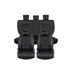 Stil Renault Clio 3 2005-2011 Uyumlu Siyah Renk Royal Oto Koltuk Kılıfı Ön Arka Set