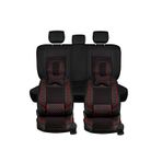 Stil Seat Leon Mk3 2013-2020 Uyumlu Siyah-Kırmızı Renk Elite Oto Koltuk Kılıfı Ön Arka Set