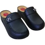 Stil Shoes Kadın Anne Anatomik Terlik Önü Kapalı Topuk Dikeni Özellikli Ortopedik Terlik 1503 - Siyah