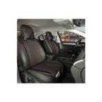 Stil Skoda Karaq Lüks Deri Oto Koltuk Kılıfı Ön/Arka Set