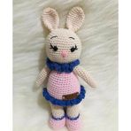 Stil Tavşancık Uyku Arkadaşı Amigurumi Organik Oyuncak