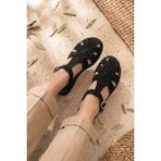 Stilbagshoes Robin Ön Kapalı Comfort Kadın Sandalet Siyah