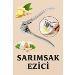 Stile Cucina Paslanmaz Çelik Sarımsak ve Zencefil Ezici – Ergonomik Tasarım, Pratik Mutfak Gereci