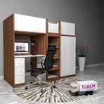 Stiles Ranza Membran Kapak Mdf - Beyaz - 100 x 100 cm