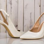 Stiletto Arkası Açık Büyük Numara Bayan Ayakkabısı