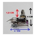 Stilevs Çay Makinesi Termostat , Somunlu Çaycı Semaver Termostatı 10 Amper Mil Uzunluğu 1,8 cm - Yedek Parça