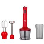 STİLEVS KENDO PLUS EL BLENDER SETİ KIRMIZI
