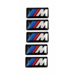 STİLİX GARAGE BMW ///M Logo Damla Sticker 17x9 mm 5 Adet