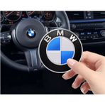 Stilix Garage BMW Mavi Logo damla sticker Araba Direksiyon Amblem DAMLA sticker 4,5 CM 45 mm 1 adet