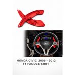Stilix Garage Honda Civic 2006–2012 F1 Paddle Shift Direksiyon Kulakçık Uzatma Seti Alüminyum KIRMIZI