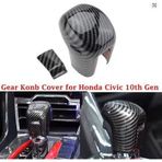 Stilix Garage Honda Civic Fc5 Fk7 İçin Uyumlu Karbon Desenli Vites Topuzu 2'Lİ SET