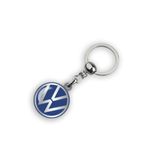 Stilix Garage Volkswagen Logolu Metal Otomobil Anahtarlığı Ravenna Mavisi - Yeni Logo