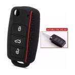 Stilix Garage Volkswagen Polo Golf Jetta Passat Scirocco Caddy Amorak Tıguan Anahtar Kılıf Siyah 1 Adet