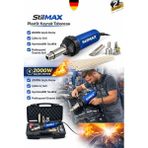 Stilmax 2000W Plastik Kaynak Makinesi Çatı Kaplama Pvc Kaynak El Tipi Plastik Sıcak Hava Isı Tabancası