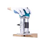 Stilmax 3000W 6 Kademe Devir Ayarlı Formika Traşlama El Tipi Freze Makinası Pens 6Mm + Yedek Kömür