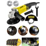 Stilmax 3500W 6 Kademe Devir Ayarlı Spiral Taşlama Makinesi Avuç Içi Taşlama 125 Mm 5 Ad Taş Hediyeli