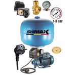 stilmax Bakır Sargılı 0.50HP SUS304 Paslanmaz Tank + 2 Kat 2 Daire Paket Hidrofor Otomatik Pompa Seti