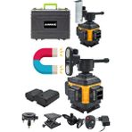 Stilmax Çift Akülü Kumandalı Mıknatıslı Otomatik Hizalama 360° Yatay Dikey Çapraz Lazer Çizgi Çantalı Set