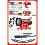 Stilmax Devir Ayarlı Turbo 500W Mini Çark Taşlama Taş Motoru Çok Amaçlı Spiralli Hortum + Mengene 105PCS Set