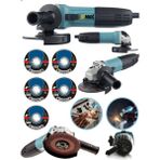 Stilmax Germany 3000 Watt 6 Kademe Devirli Bakır Hybrid Motor Avuç İçi Taşlama Spiral Makinasi
