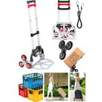 stilmax Germany Merdiven Tırmanan 80Kg Kapasiteli Koli Yük Paket Taşıma El Arabası Halat + Eldiven Hediyeli