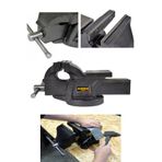Stilmax Germany Pro 200MM 8" Sabit Tabanlı Özel Alaşım Paslanmaz Çelik Sabit Tezgah Masa Mengenesi Örslü