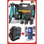 Stilmax Inşaat Usta Seti: Hassas 16 Çizgi Lazer Hizalama Yeşil Çizgili + 50METRE Lazermetre Hediyeli Set