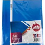 Stilo A4 Plastik Telli Dosya Mavi 50'Li Paket