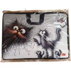 Stilo Kumaş Resim & Proje Çantası (35X50) Desenli (35*50) ( Cat Family) - Karma - 1 Adet