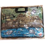 Stilo Kumaş Resim & Proje Çantası (35X50) Desenli (35*50) ( Istanbul Mosques ) - Çok Renkli - Proje Resim Çantası
