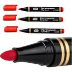Stilo Permanent Kalem Yuvarlak Uç Kırmızı ( 4 Adet ) - Permanent Markör