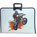 Stilo Resim & Proje Çantası 37 x 54 cm Motorcross - Desenli - Boyut