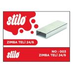 Stilo Zımba Teli 24/6 Gümüş - 10 Kutu - Gri