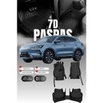 Stiloto Byd Seal U-Ev (2023 ve Sonrası) 7d Deri Havuzlu Oto Paspas | Tam Koruma,araca Özel Koruma & Hızlı Montaj - Siyah
