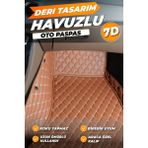 Stiloto Fiat Albea Birebir Uyumlu Araca Özel 7d Deri Paspas - Taba